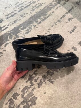 Nine West chunky platform loafer